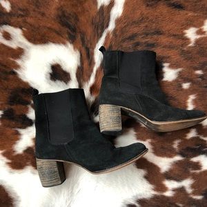 Suede Booties